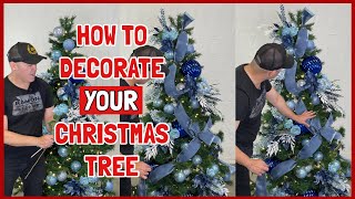 CHRISTMAS TREE DECORATIONS  How To Decorate A Traditional Christmas Tree Like A Pro  Ramon At Home [upl. by Thrift]