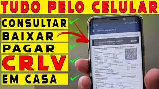 Como baixar e pagar o boleto do IPVA do carro ou moto pelo celular  CRLV 2024 [upl. by Nomra976]