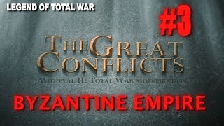 Medieval II The Great Conflicts Mod  PREVIEW  Byzantine Campaign 3 [upl. by Parrott152]