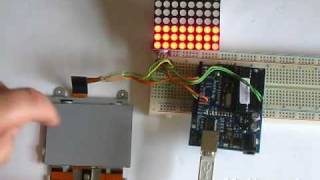 Arduino  Laptop Touchpad in iPod like use [upl. by Ecnerwal]