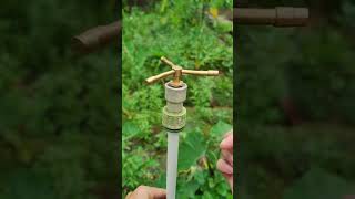 Outdoor rotating watering threepronged sprinkler head Good helper for life Highperformance pra [upl. by Kynan720]