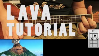 Lava Pixar  UKULELE Tutorial Acordes  Fácil [upl. by Ajnek]