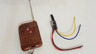 Review of a Mini Remote Control Switch by ICstation [upl. by Seidnac]