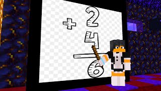 Math Problem Addition aphmau maid and aaron maid  Love fool meet love funny animation [upl. by Ecille723]