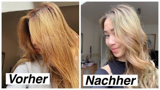 Haare ohne Chemie abmattieren amp aschig färben [upl. by Belda299]