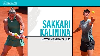 Maria Sakkari  Anhelina Kalinina  ROME R32  Match Highlights IBI24 [upl. by Supmart]