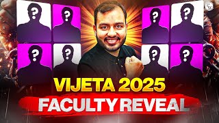 Vijeta Batch 2025  Faculty Reveal 🤩  Know Your Faculties [upl. by Anaer129]