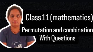 permutation and combinations class 11 explanation with example kramchaya sanchaya [upl. by Welles]