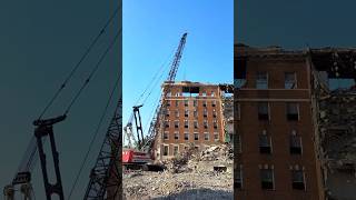 Wrecking Ball Building Demolition [upl. by Novyert289]