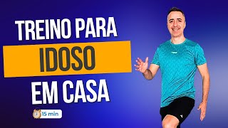 Treino simples para idoso fazer em casa [upl. by Donielle]