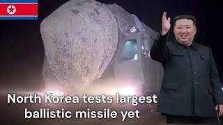 North Korea tests largest ballistic missile yet [upl. by Shornick]