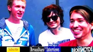 brokeNCYDE Interview 2 Blood On The Dance Floor Tour 2012 [upl. by Maharg]