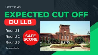 DU LLB 2024 Expected Cut Off  DU LLB Classes Beginning from   CUET PG Expected Cut Off [upl. by Manchester919]