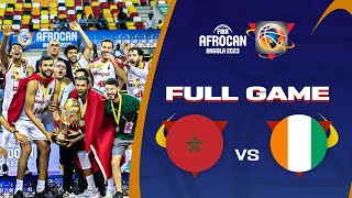 FINAL Morocco v Cote dIvoire  Full Basketball Game  FIBA AfroCAN 2023 [upl. by Erret346]