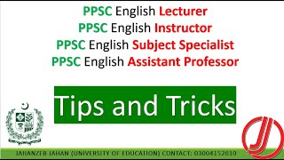 Tips and Tricks for PPSC English Examination of 9th June 2024 [upl. by Asilat641]