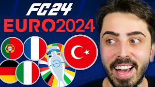 FC 24 EURO 2024 MODU ÇIKTI  EURO 2024’Ü KİM KAZANACAK [upl. by Catlin954]