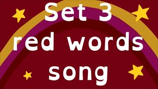 Tricky Words  Sight Words  Set 1  Sentences with Tricky Words [upl. by Ardnik]