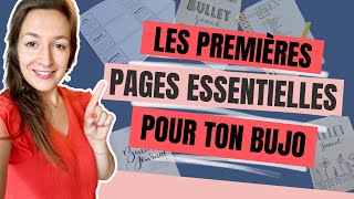 Idées de PAGES pour commencer un BULLET JOURNAL [upl. by Bertrand]