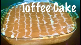 Toffee Cake how to make toffe cake cake with toffe flavour [upl. by Fong]