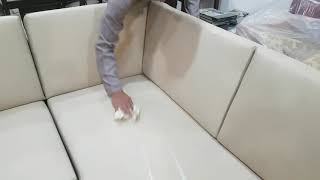 How to clean rexine sofa set [upl. by Ecenaj]