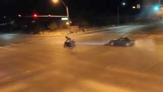 Illegal Street Drifters take over intersection on public street [upl. by Aramad]