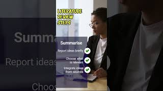 Write Your Literature Review  step 2 academicwriting academicskills literaturereview [upl. by Yerag546]