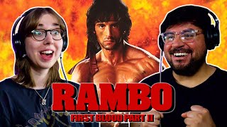 Rambo First Blood Part II 1985 Movie Reaction  FIRST TIME WATCHING [upl. by Ludlow252]