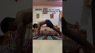 virelshorts subscribe youtubeshorts HOW TO LEARN HANDSTANDING AT HOME 🔱 [upl. by Ahsikyt]