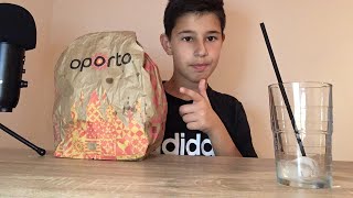 ASMR SPICY POPCORN CHICKENOPORTO FRIES AND BURGER crunchy sounds [upl. by Letnuahc36]