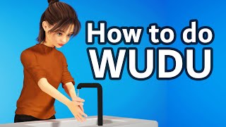 How to do wudu women ablution  Step by Step [upl. by Ymmaj]