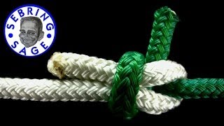 Knot Tying The Sheet Bend [upl. by Idolem822]