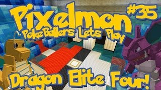 Pixelmon Server Minecraft Pokemon Mod Pokeballers Lets Play Ep 35  Dragon Elite Four [upl. by Lilac]