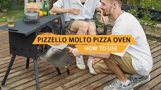 Pizzello Molto  Outdoor Portable Wood Fired Pizza Oven [upl. by Halilahk]