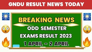 GNDU RESULT NEWS TODAY 😱🔥BREAKING NEWS 📰 PASS COURSE 1ST SEMESTER RESULT ✔️  GNDU LATEST UPDATE [upl. by Siloam]