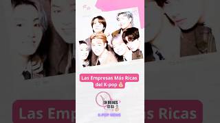 Top Empresas de Kpop ¿Quién Gana Más 💸 Kpop BTS Blackpink [upl. by Yahsat176]