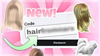 PROMOCODES THAT GIVE YOU FREE HAIR [upl. by Lionello]