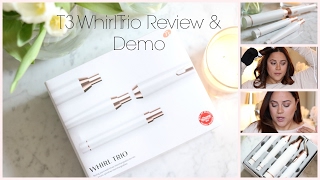 Whirl Trio T3 Hair styler Unboxing Review and Demo  First impressions  Amellia Mae [upl. by Weaver255]