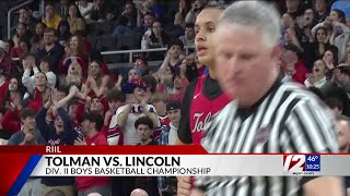 Lincoln caps undefeated season with Div II boys basketball title [upl. by Thaxter698]