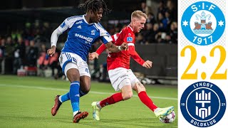 Highlights SILKEBORG VS LYNGBY BK  2  2   Danish superligaen 2024 [upl. by Johiah]