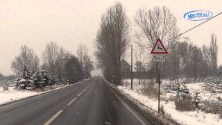 Winterfahrt von Zwickau nach Hartenstein über Wildenfels Sachsen [upl. by Innoc197]