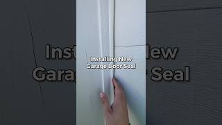 How to install garage door seal from Home Depot jobinspiration men construction diy [upl. by Benny]