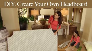 DIY Create Your Own Headboard [upl. by Sherurd868]