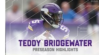 Teddy Bridgewater Highlights  Chargers vs Vikings  NFL [upl. by Don700]