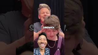 Idiot sandwich funny gordonramsay comedy prank reaction challenge stitch [upl. by Vivia321]