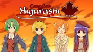 Lets Read Canadian Higurashi Canada Day Special [upl. by Saturday]