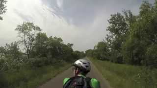 The Central Lakes Trail in Alexandria MN  Time Lapse [upl. by Jody]