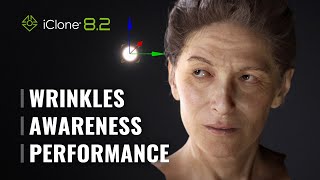 iClone 82 Realistic LookAt  Dynamic Wrinkles  Progressive Loading [upl. by Mehetabel]