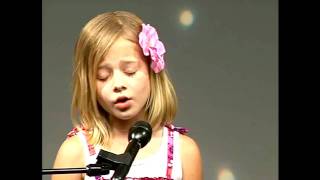 Jackie Evancho O Mio Babbino Caro June 2009 Singing Contest [upl. by Asin]