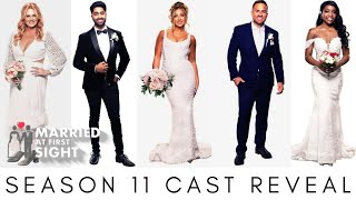 Married At First Sight Australia Season 11 Cast  First Impressions [upl. by Raab95]