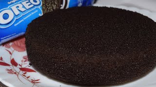 Oreo Biscuit Cake with Egg  Tasty Yummy Oreo Cake with Egg Recipe in Hindi  Oreo Cake in Kadai [upl. by Alyt]